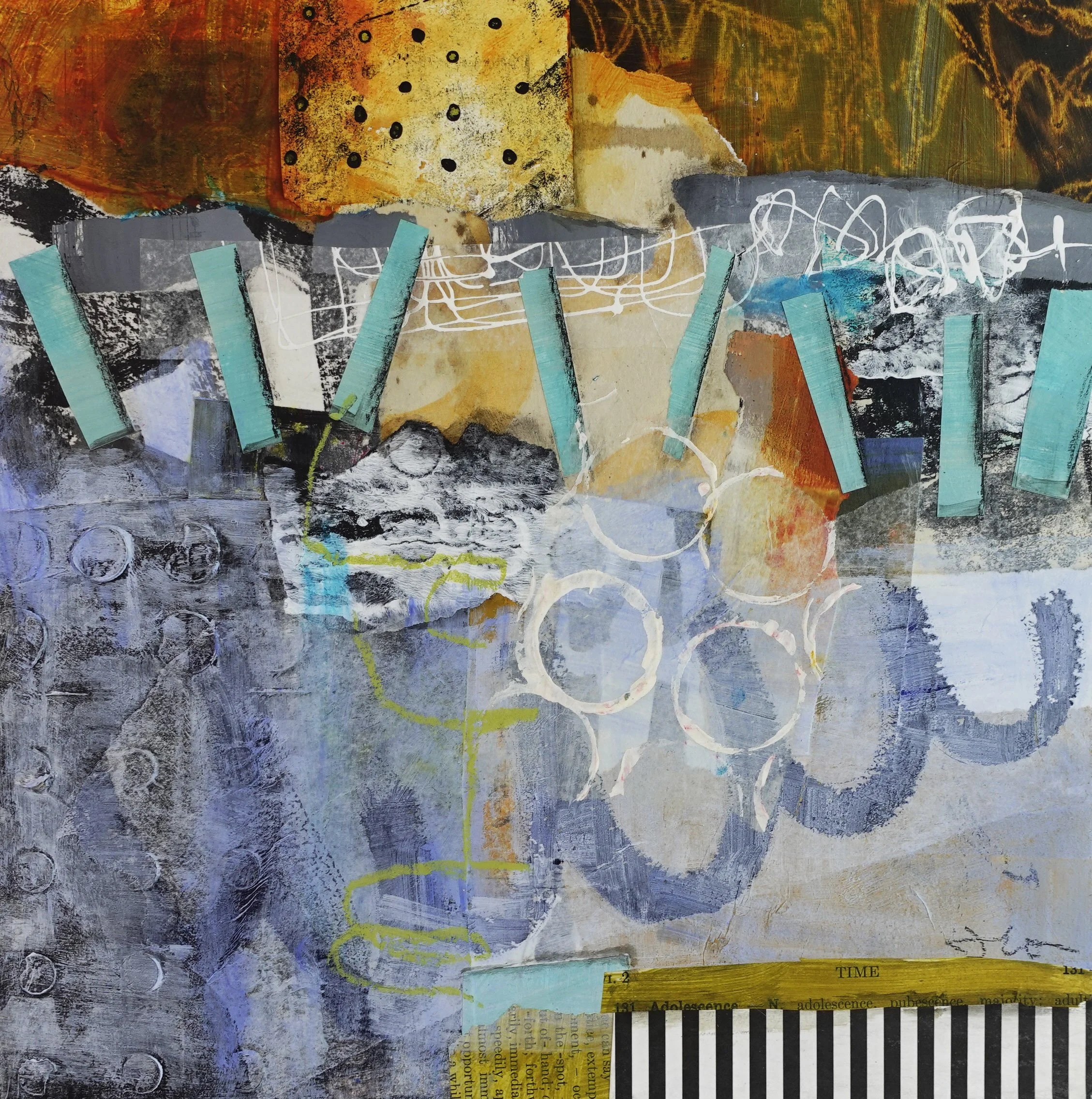 In Person Art Workshops featuring Abstract, Whimsical and Coldwax